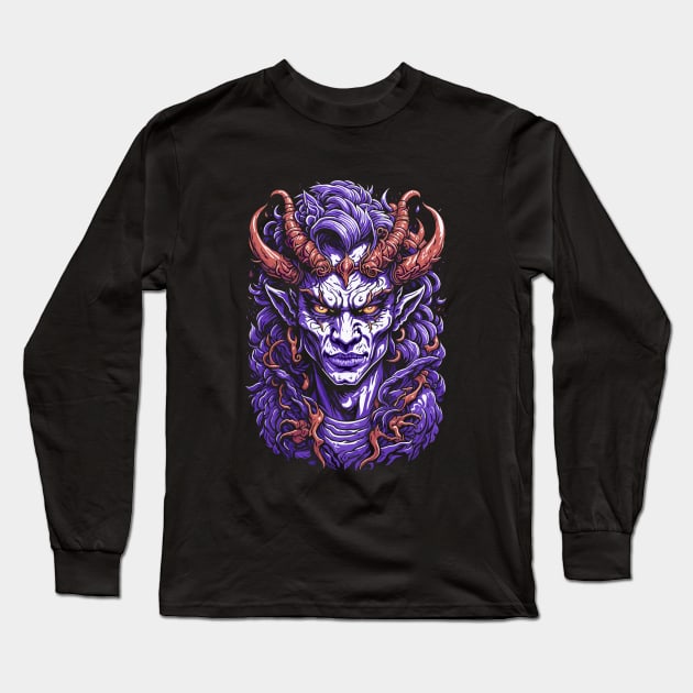 Hellish Sovereign Long Sleeve T-Shirt by Robiart